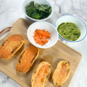 Sweet potato and avocado toast
