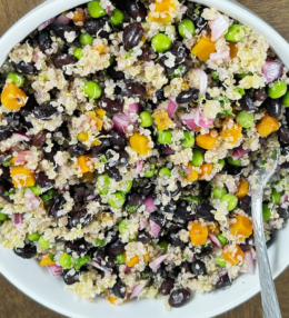 Gluten – free Quinoa, and  Black Bean Salad