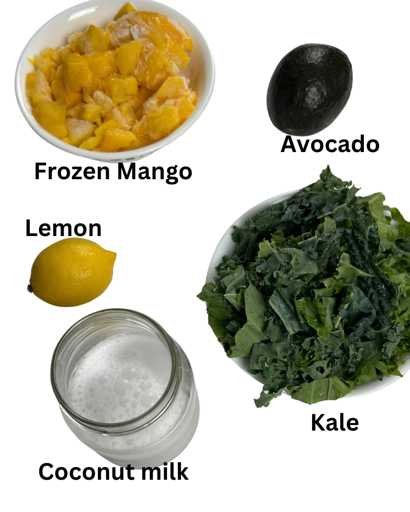 Healthy Kale and avocado smooyhie
