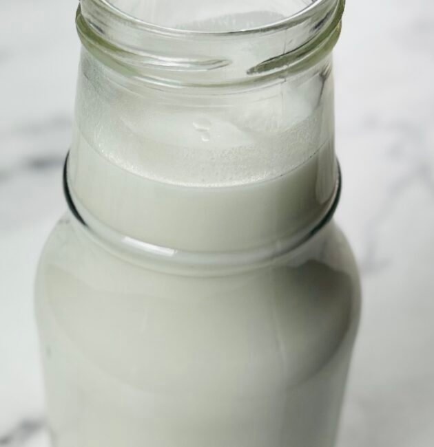 Homemade coconut milk