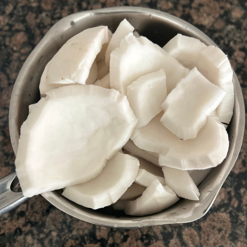 Homemade coconut milk
