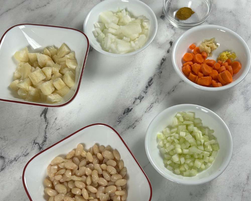 White bean and Yucca Curry