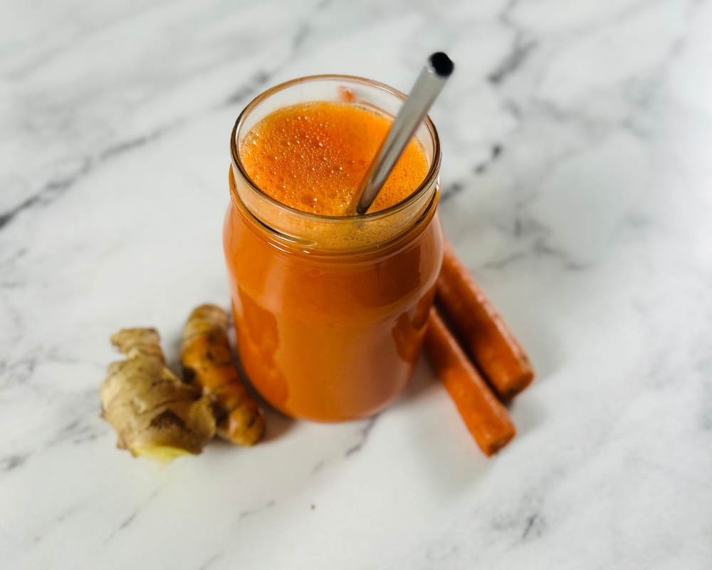 Carrot ginger turmeric Juice