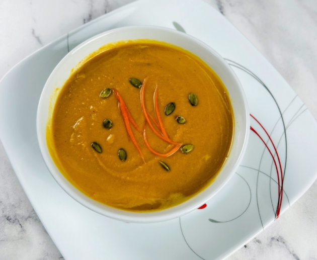 Lentil and carrot soup