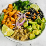 Sweet potato and black bean bowl