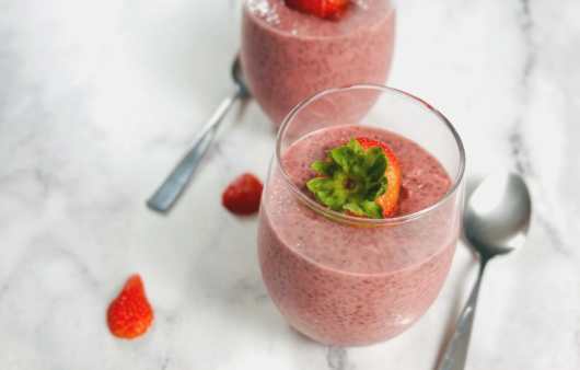 Strawberry Chia pudding
