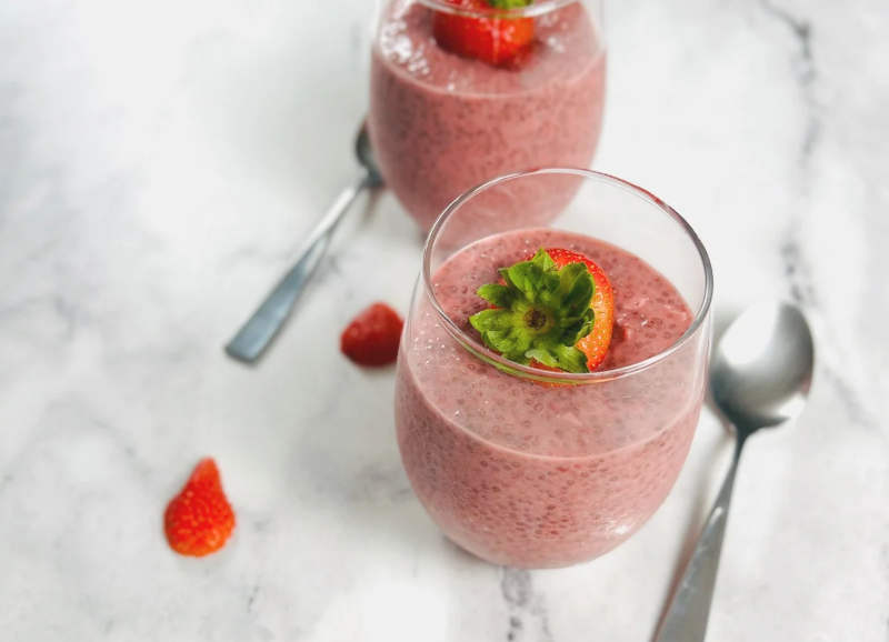 Strawberry Chia pudding