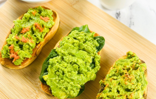 Sweet potato and avaocado Toast