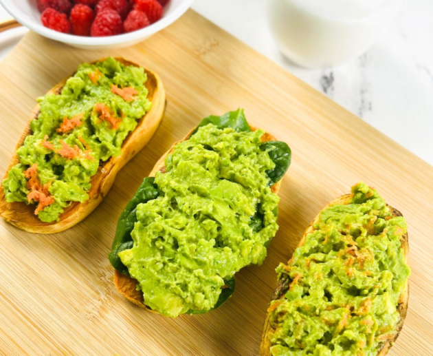 Sweet potato and avaocado Toast