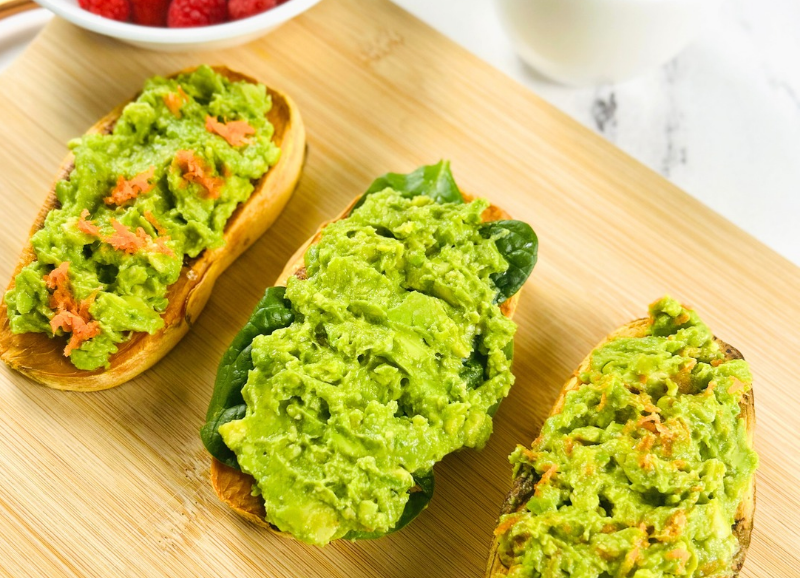 Sweet potato and avaocado Toast