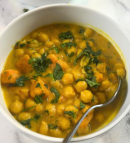 Easy One-Pot Chickpea Curry with Sweet Potato
